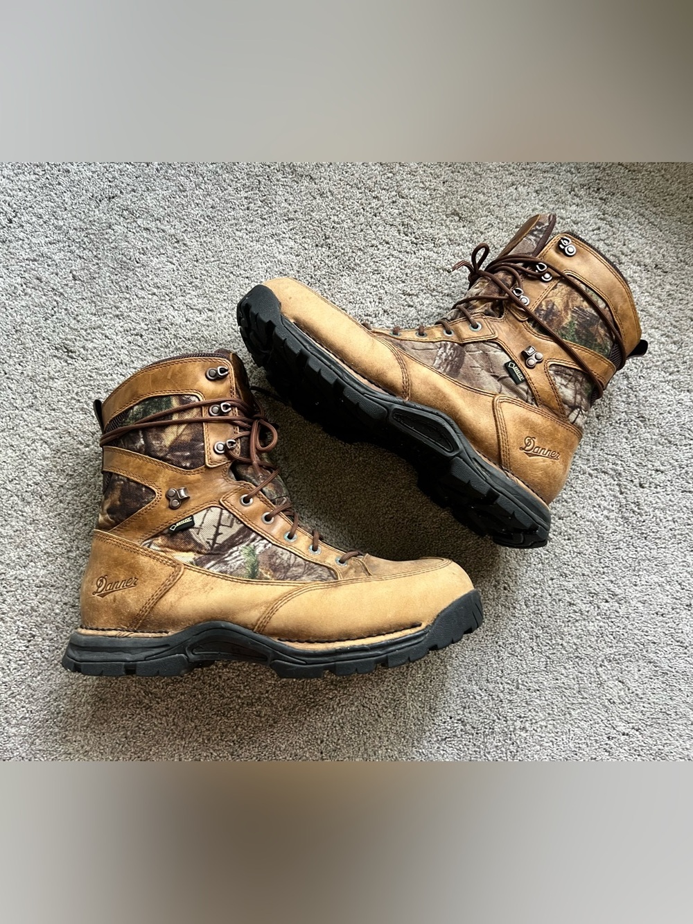 Danner Pronghorn 8" Hunting Boots Size 11 Realtree Camo GTX GORE-TEX 400G 42216
